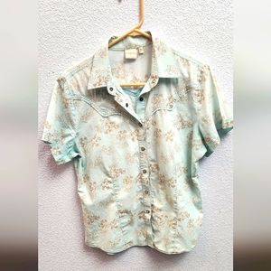 Vintage Rockies Button Down  Shirt Fitted